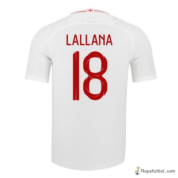 Camiseta Inglaterra Replica Primera Ropa Lallana 2018 Blanco